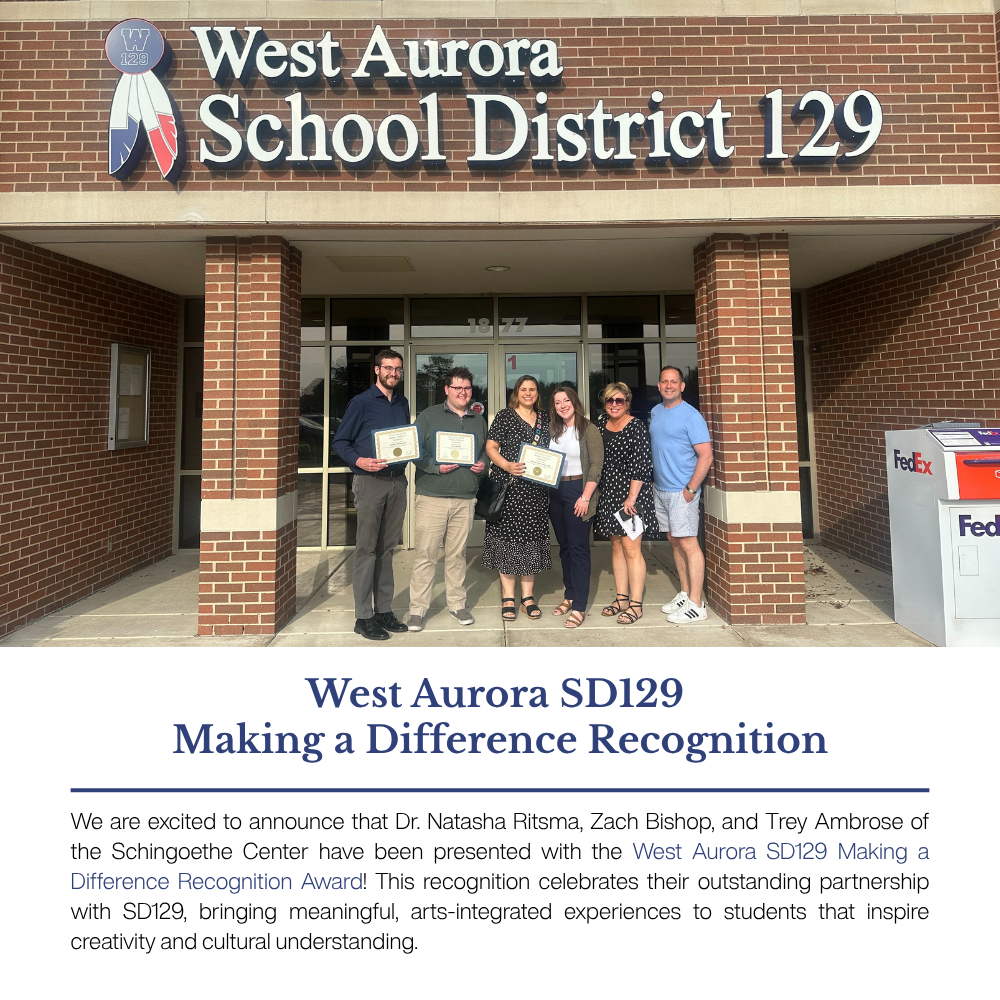 West Aurora SD129 Making a Difference Recognition
